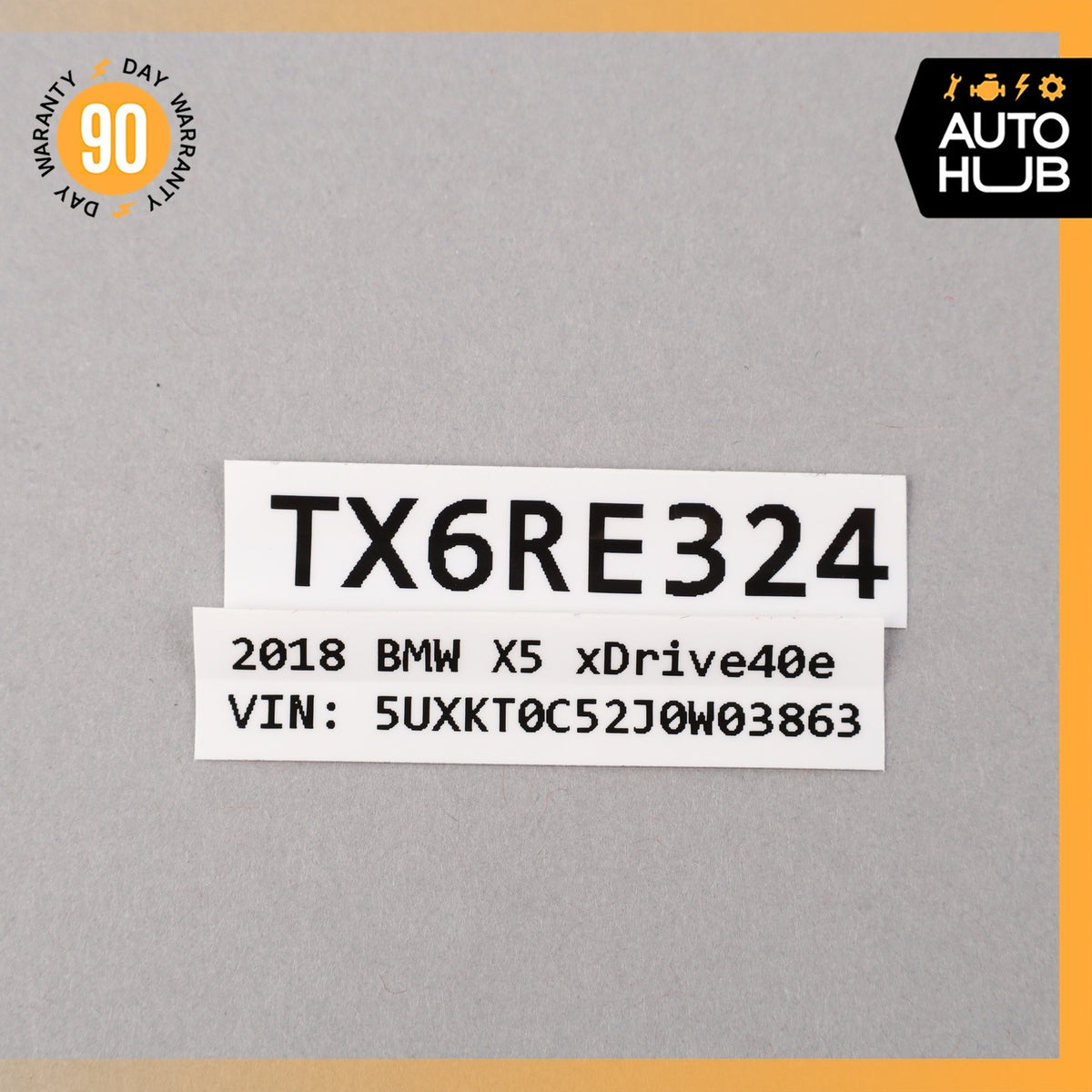 14-19 BMW F15 X5 Fuel Gas Tank Filler Neck Door Cover White 51917312316 OEM - photo 8