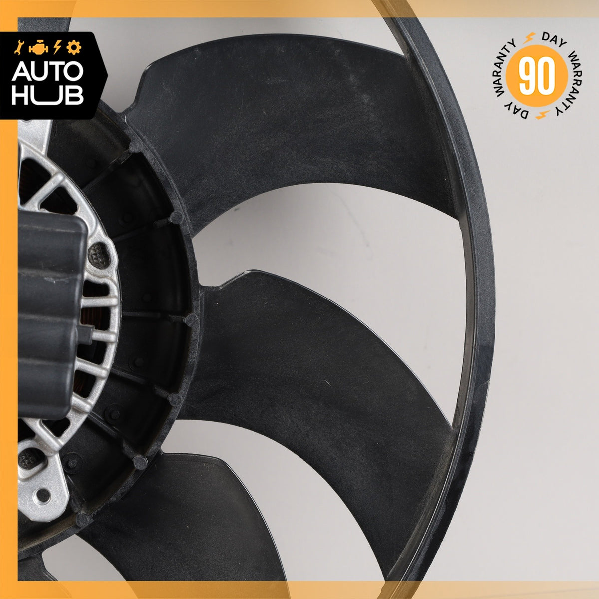 15-25 Porsche Macan 95B S GTS Turbo Radiator Cooling Fan Motor w/ Blade OEM 44k - photo 6