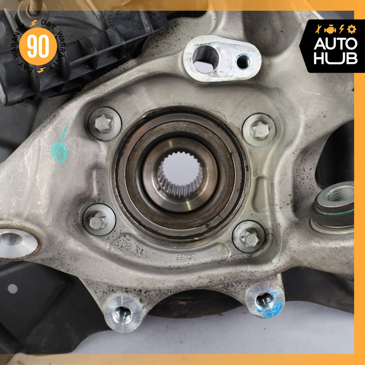 10-18 Mercedes W212 E350 CLS400 GLK350 Rear Left Side Spindle Knuckle Hub OEM - photo 11