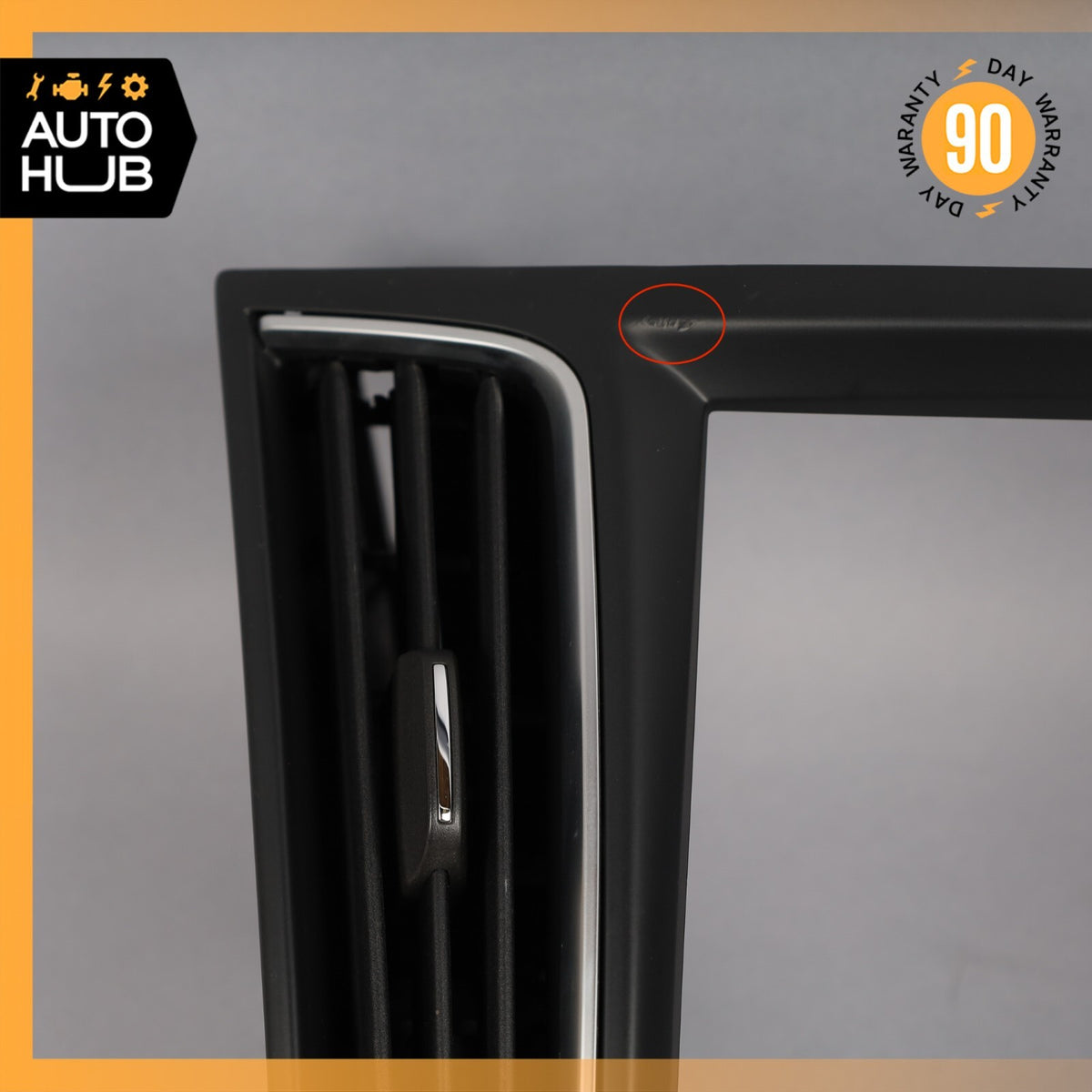 Maserati Levante Center Dash Air Vent Grille Screen Frame Trim Panel OEM 44k - photo 2
