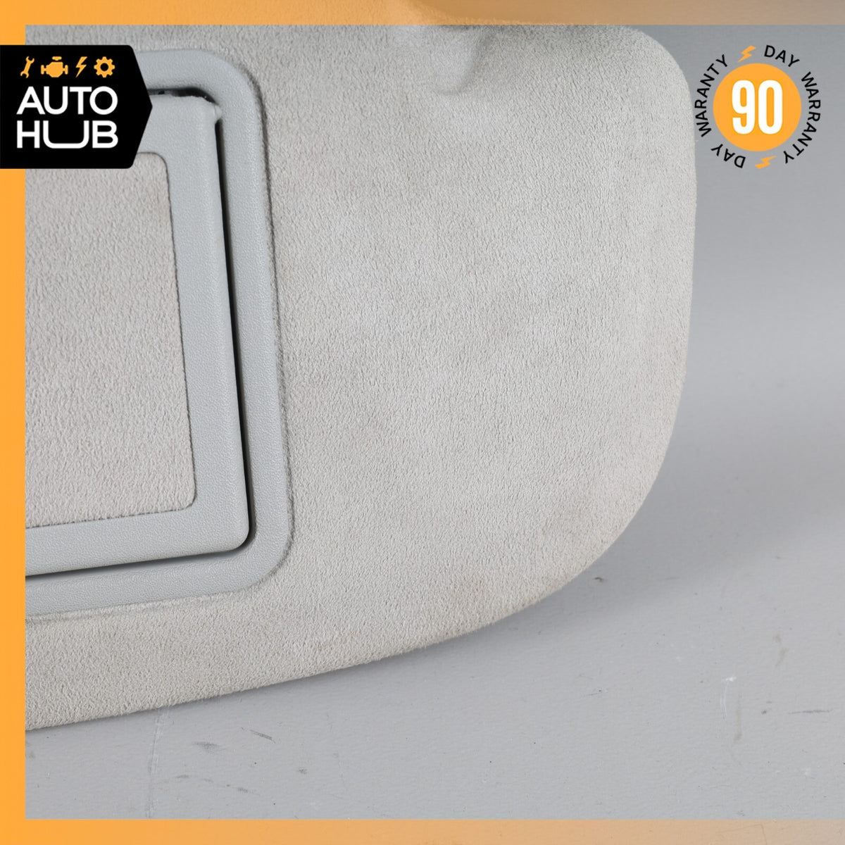 Mercedes W221 S600 CL550 Right Side Sun Visor Shade Sunvisor Gray Suede OEM - photo 6