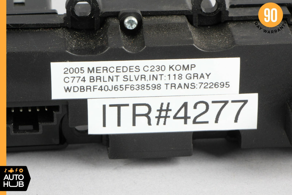 05-07 Mercedes W203 C230 C320 Dash Hazard Door Lock ESP Control Switch OEM - photo 6