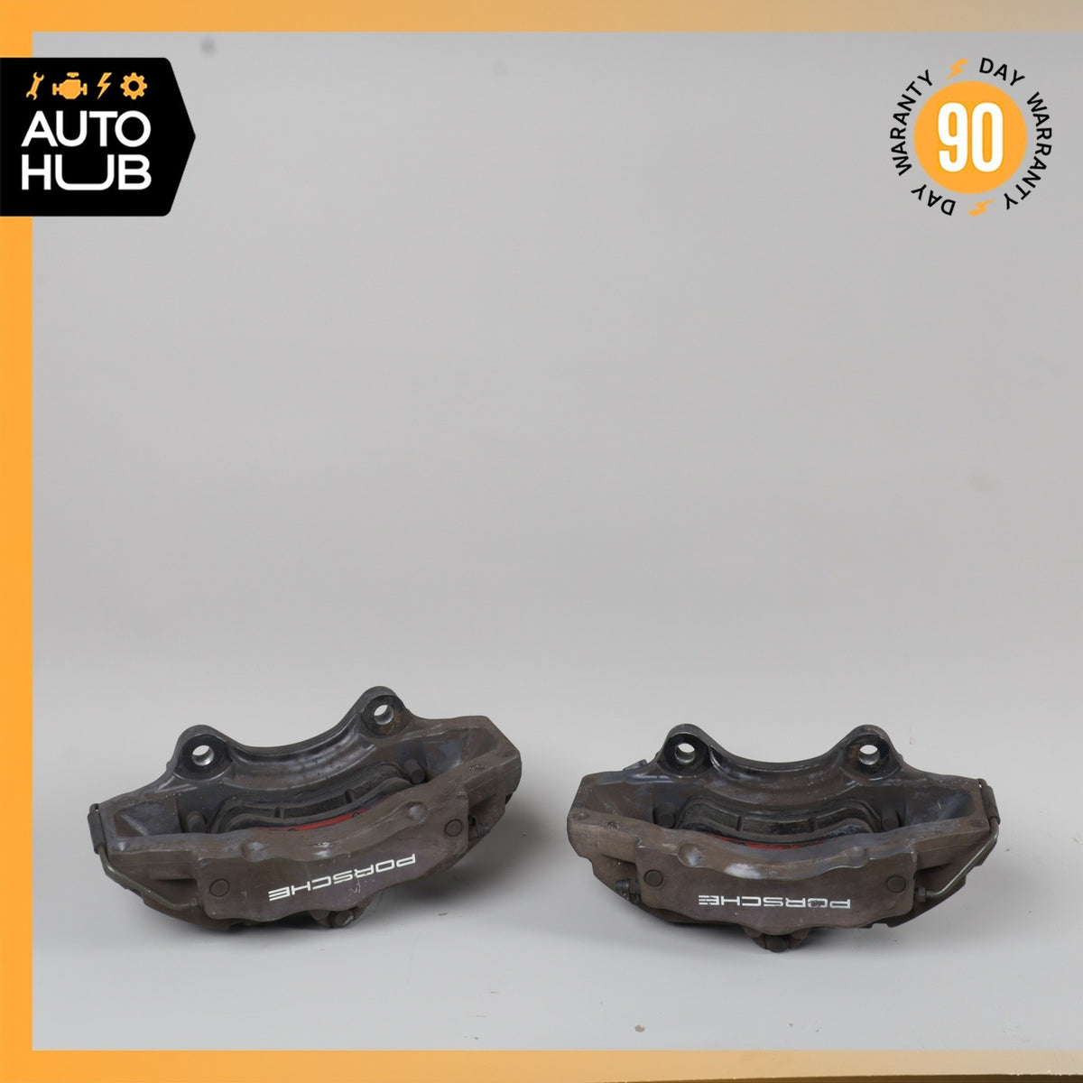 04-10 Porsche Cayenne 955 Front Left & Right Brake Caliper Set OEM - photo 14