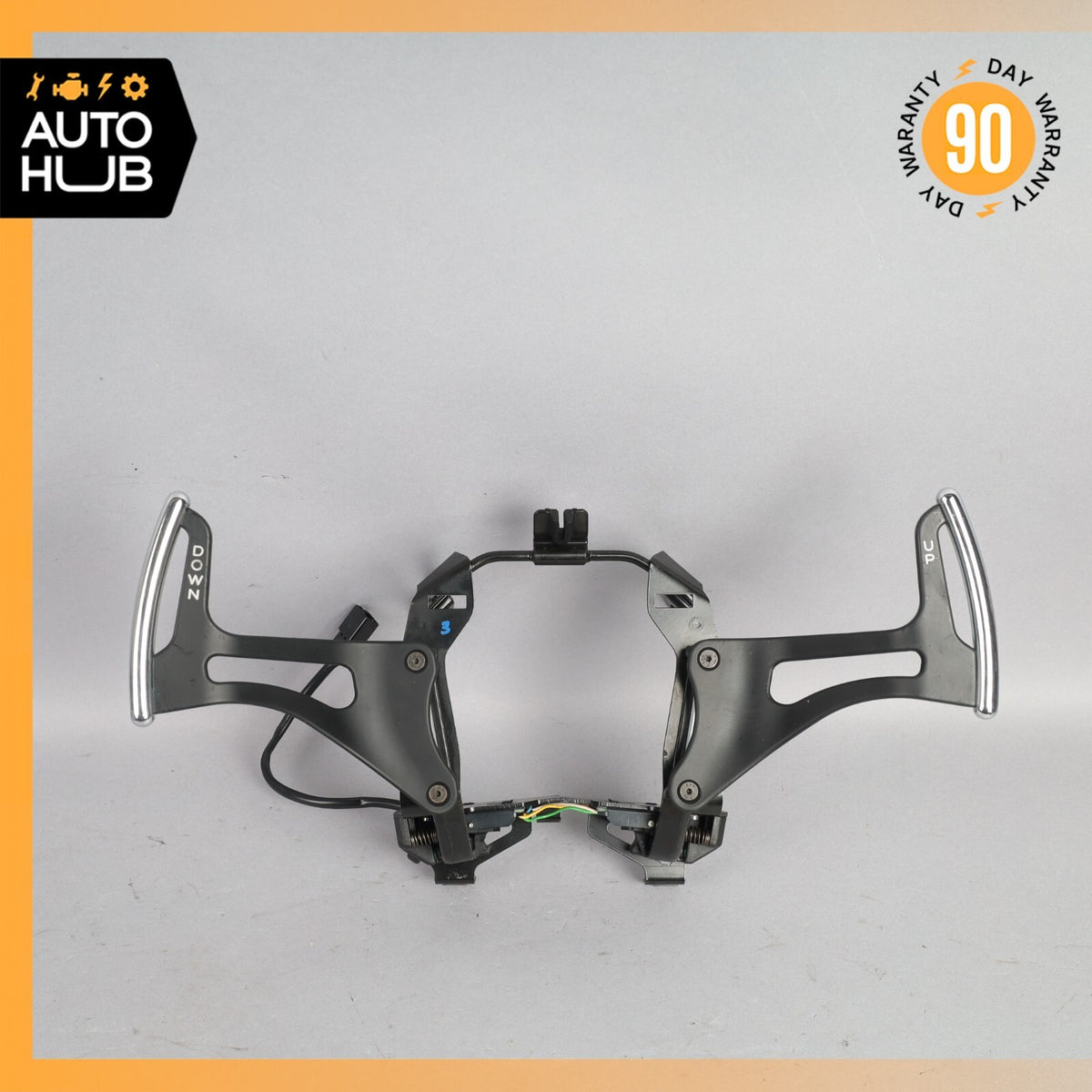 03-13 Maserati Quattroporte M139 Steering Wheel Paddle Shifters Set OEM - photo 1