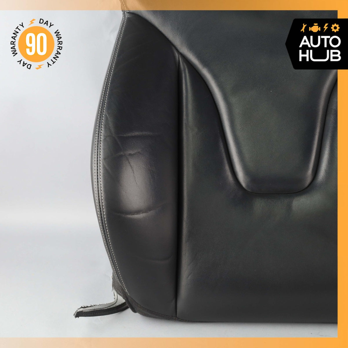 13-17 Audi S5 Convertible Front Left Top Upper Seat Cushion Nappa Black OEM - photo 6
