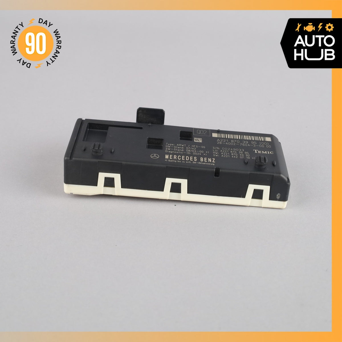 07-14 Mercedes W221 S400 CL550 S550 Trunk Release Remote Open Close Module OEM - photo 4