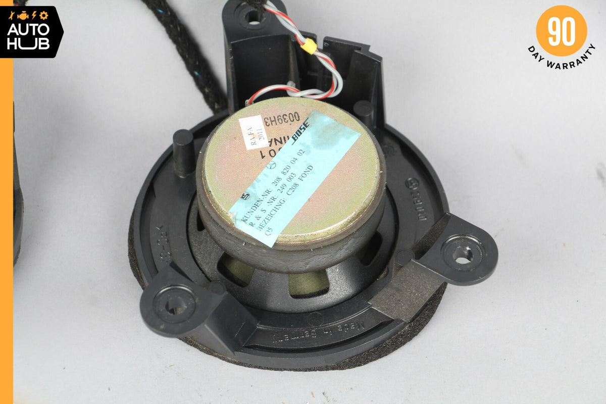 98-03 Mercedes W208 CLK320 CLK430 Door Sound Speaker Set of 2 2088200402 OEM - photo 5