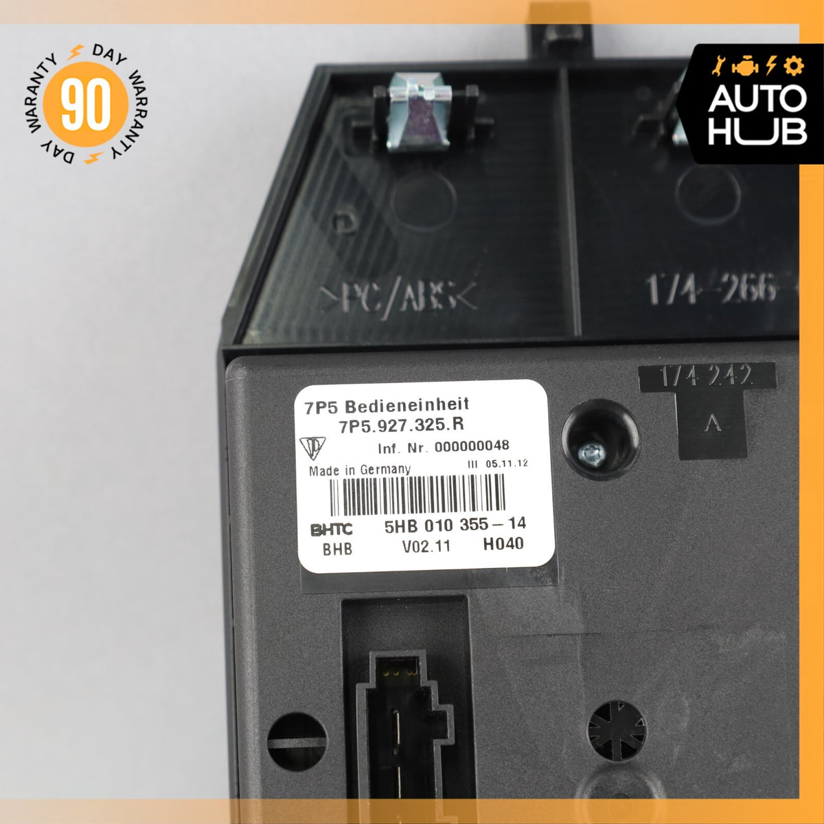 11-14 Porsche Cayenne S 958 Rear Seat Heat Lock Switch Control Panel OEM 90k - photo 10