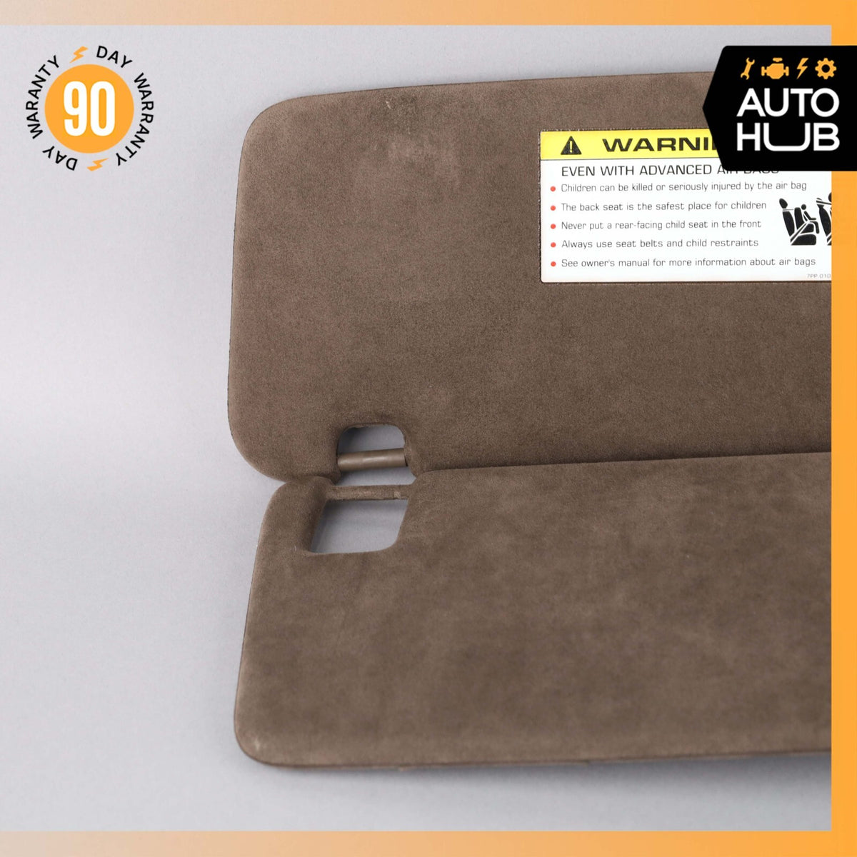 11-14 Porsche Cayenne 958 GTS Sun Visor Sunvisor Right Side Suede OEM - photo 7