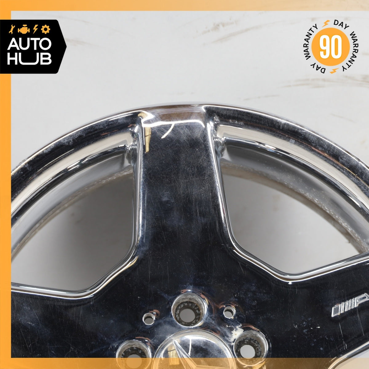 Mercedes W215 CL500 S55 CL55 AMG 8.5 x 18 18" Monoblock Front Wheel Rim OEM - photo 2