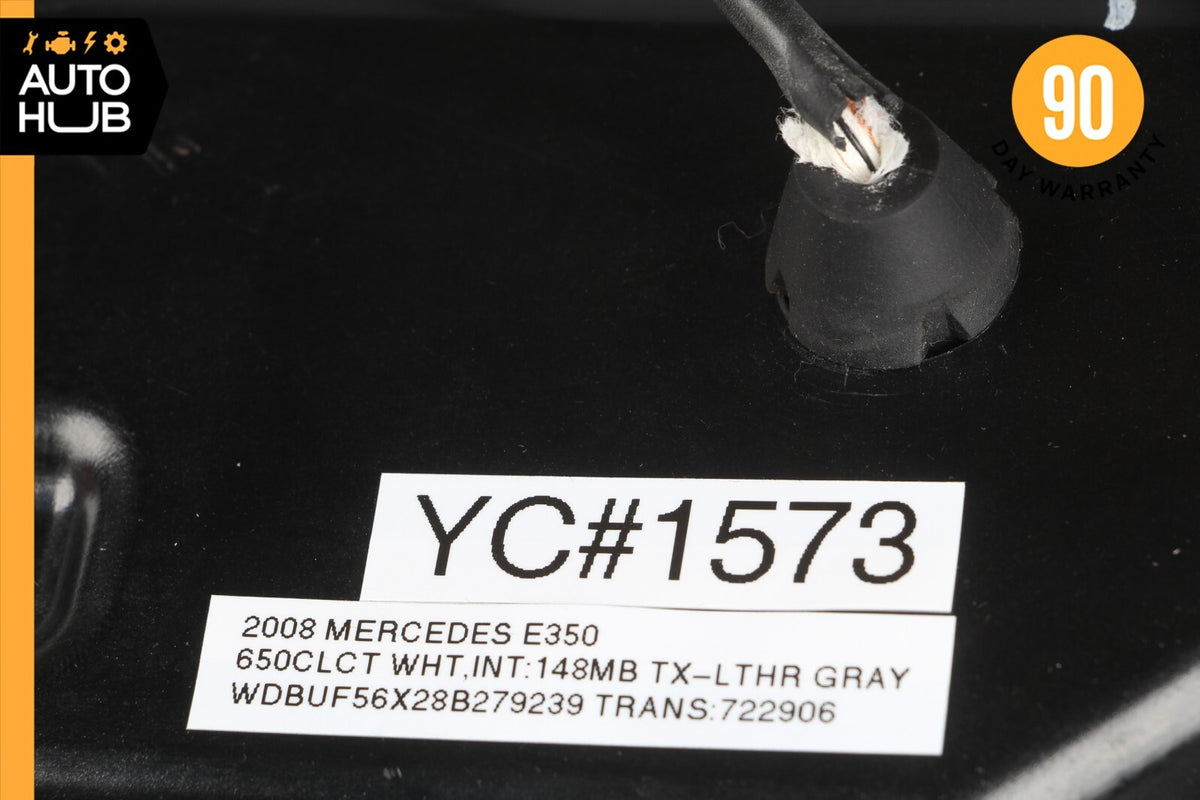 07-09 Mercedes W211 E350 E550 Dashboard Glove Box Storage Compartment Gray OEM - photo 12