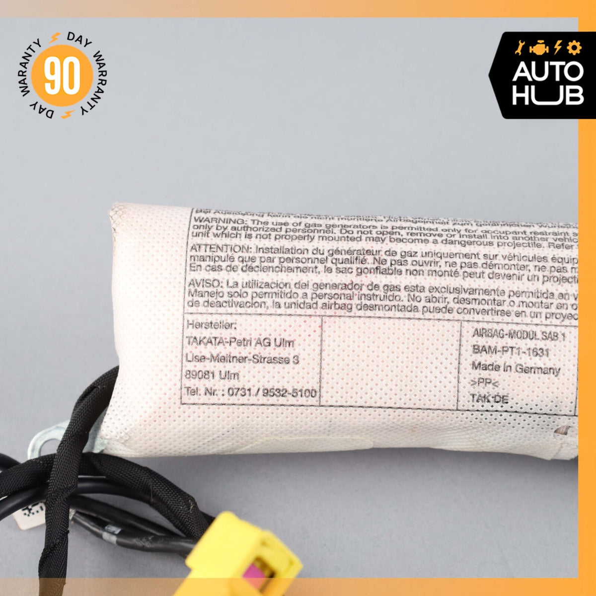 11-18 Porsche Cayenne 958 GTS Front Left Driver Side Seat Airbag 7P0880241A OEM - photo 3