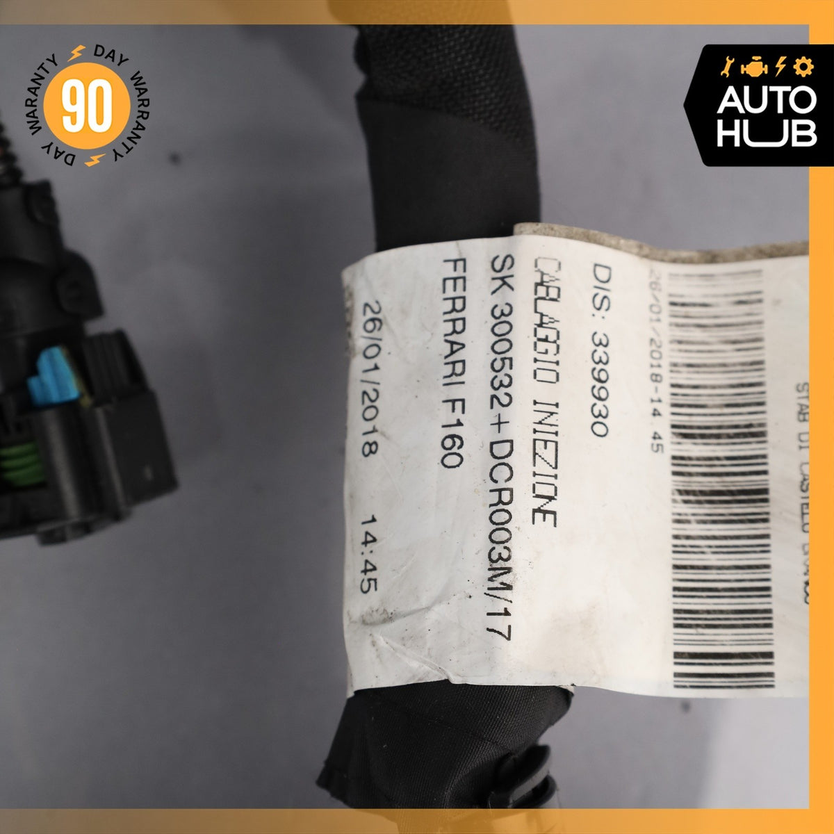 18-24 Maserati Levante M161 3.0L V6 Engine Motor Wiring Wire Harness 339930 OEM - photo 23