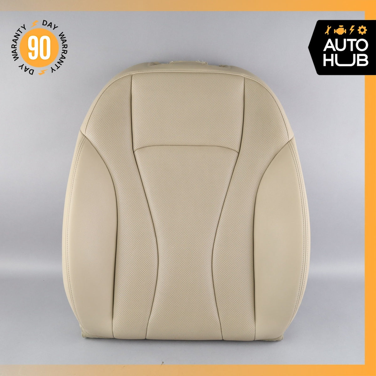 Audi 4M Q7 Front Left Driver Side Top Upper Seat Cushion Beige OEM 87k - photo 2