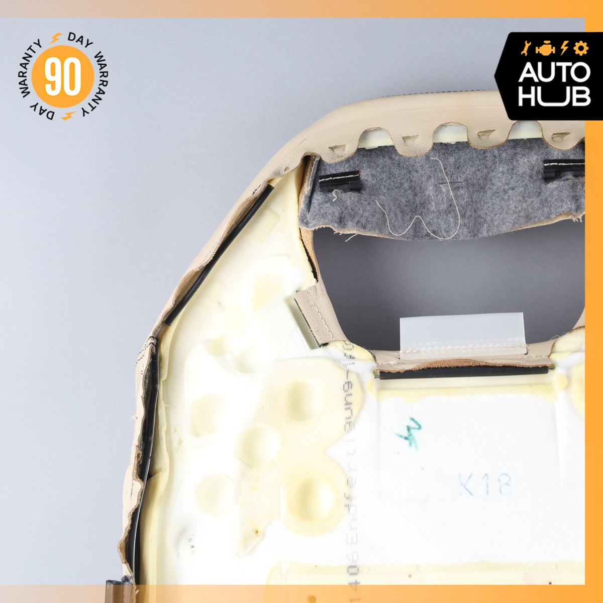 12-16 Mercedes R172 SLK350 SLK250 Right Side Upper Seat Cushion Beige OEM 30k - photo 11