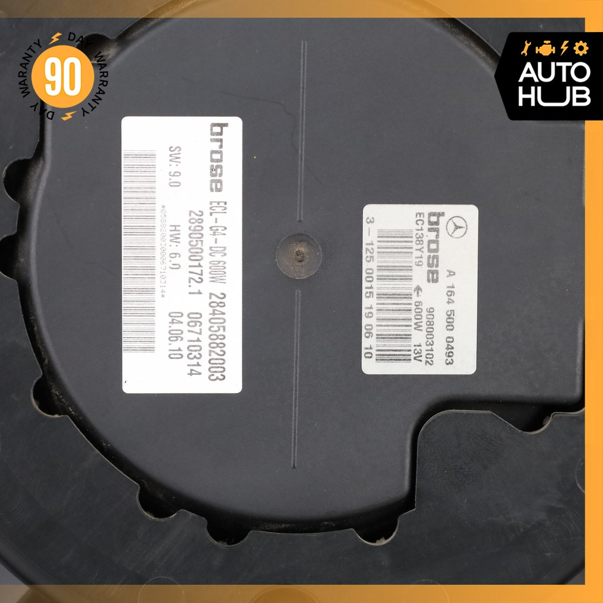 06-13 Mercedes W251 R350 ML350 Engine Cooling Fan Motor Assembly 1645000593 OEM - photo 16