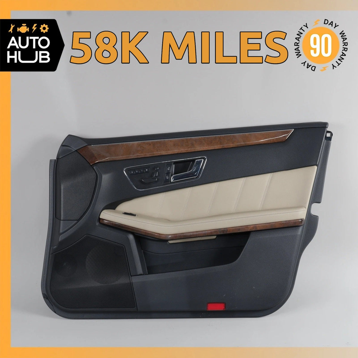 10-13 Mercedes W212 E350 E550 Front Right Side Interior Door Panel OEM 58k - photo 1