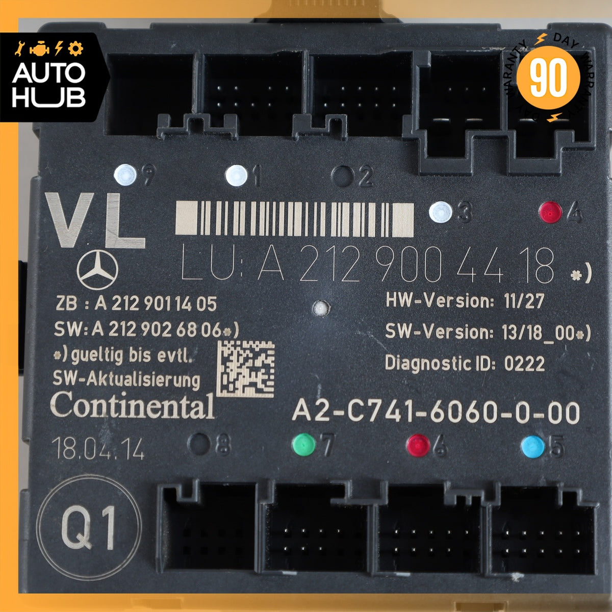 Mercedes R172 SLK250 E550 Front Left Driver Side Door Control Module OEM 74k - photo 8