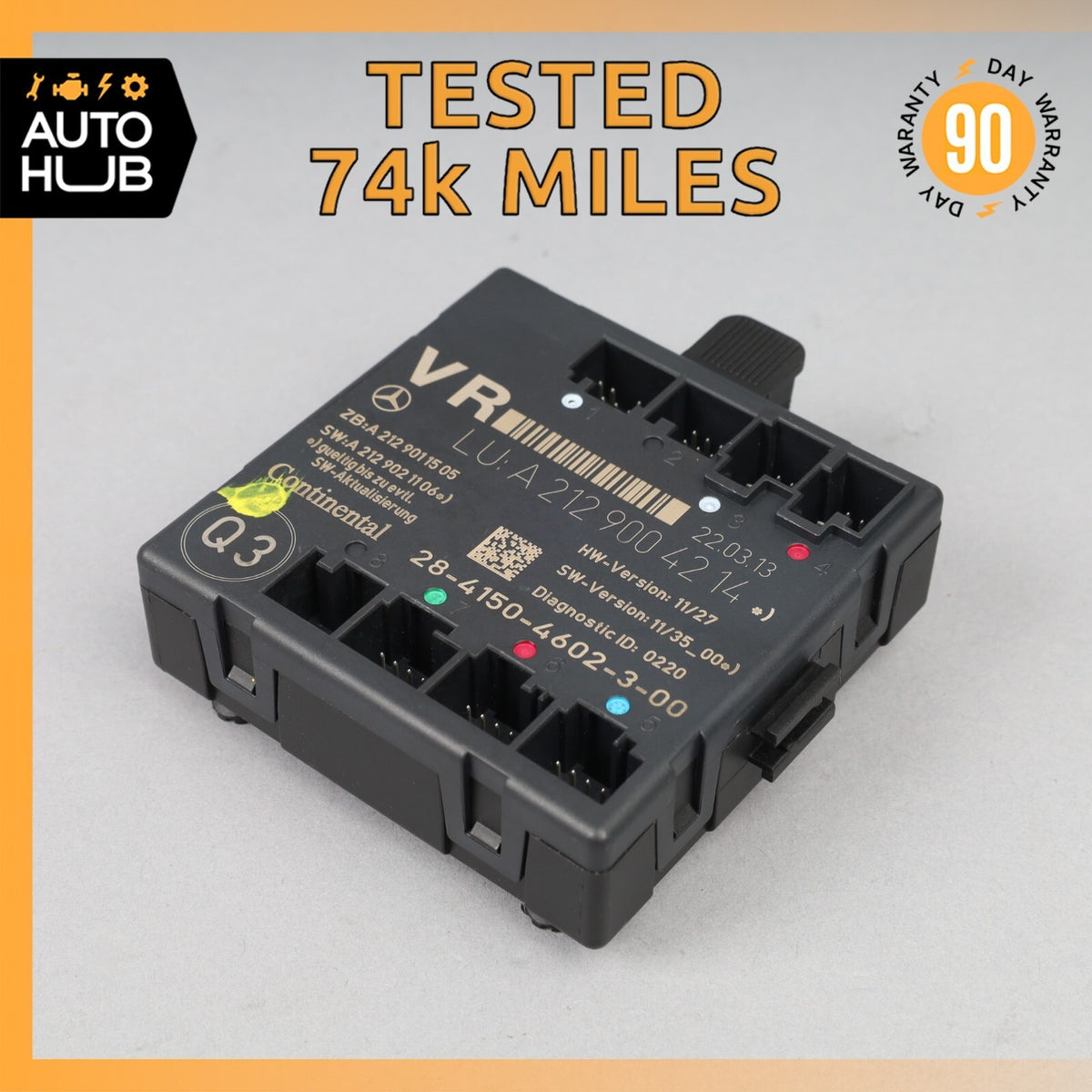 08-18 Mercedes W204 C250 SLK250 Front Right Side Door Control Module OEM - photo 1