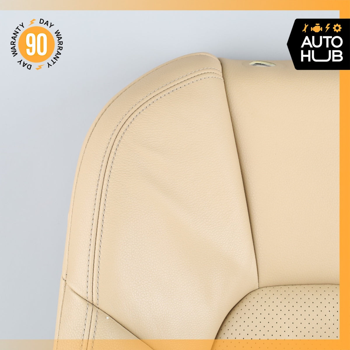 11-18 Porsche Cayenne 958 Front Right Side Seat Upper Cushion Beige OEM - photo 2