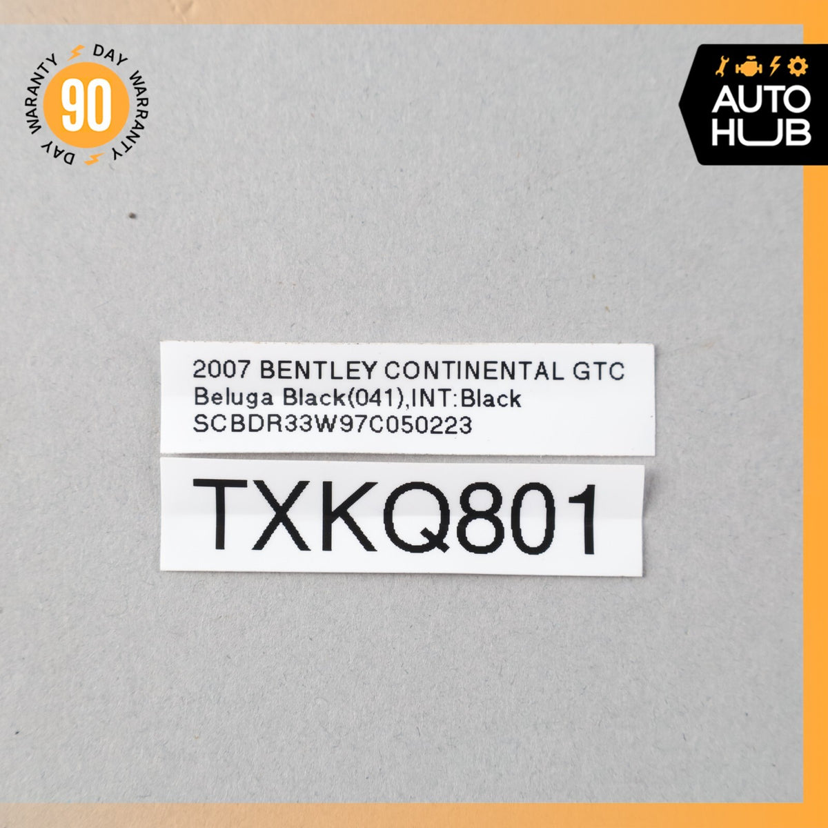 03-12 Bentley Continental GTC Flying Spur 6.0L W12 Engine Knock Sensor OEM 62k - photo 11