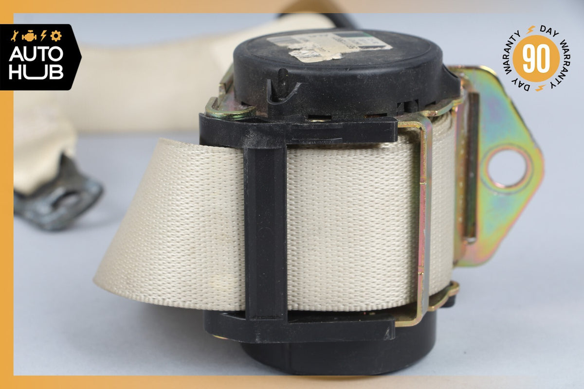 03-06 Mercedes W211 E500 E320 Rear Center Middle Seat Belt Beige 2118602385 OEM - photo 5