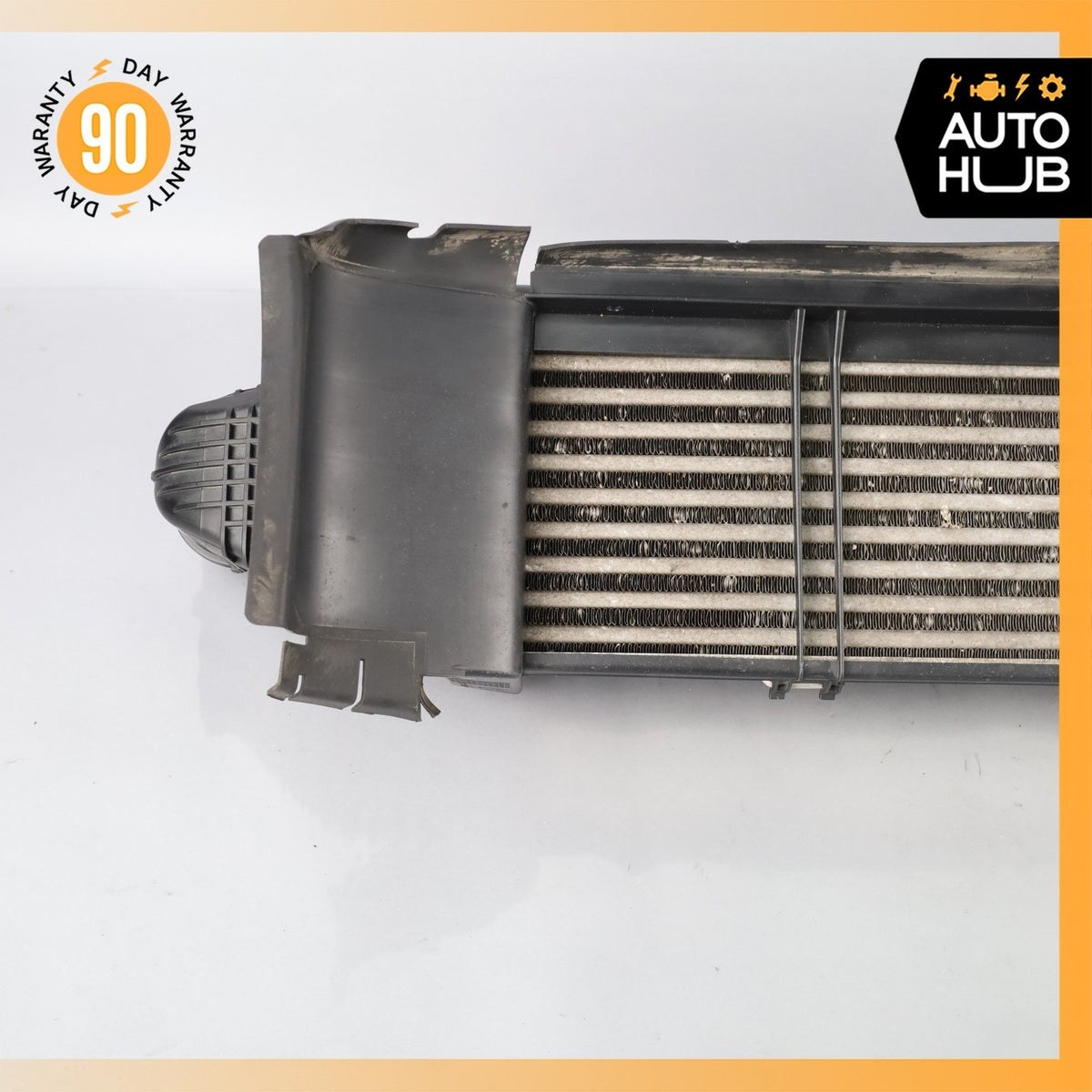 12-15 Mercedes R172 SLK250 M271 Intercooler Air Cooler Radiator w/ Air Duct OEM - photo 9