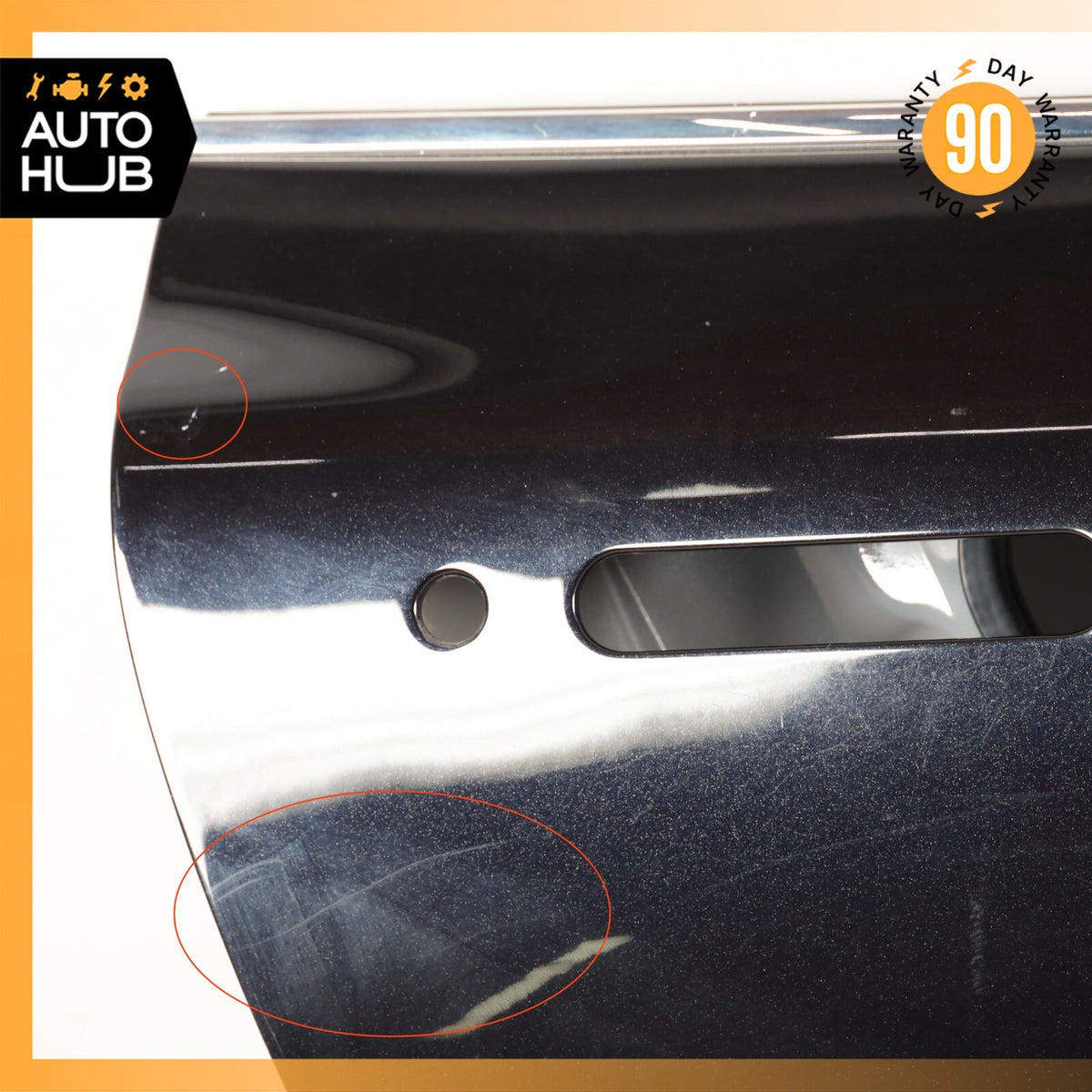 13-16 Aston Martin DB9 Right Passenger Side Door Shell Frame Panel Black OEM 35k - photo 3