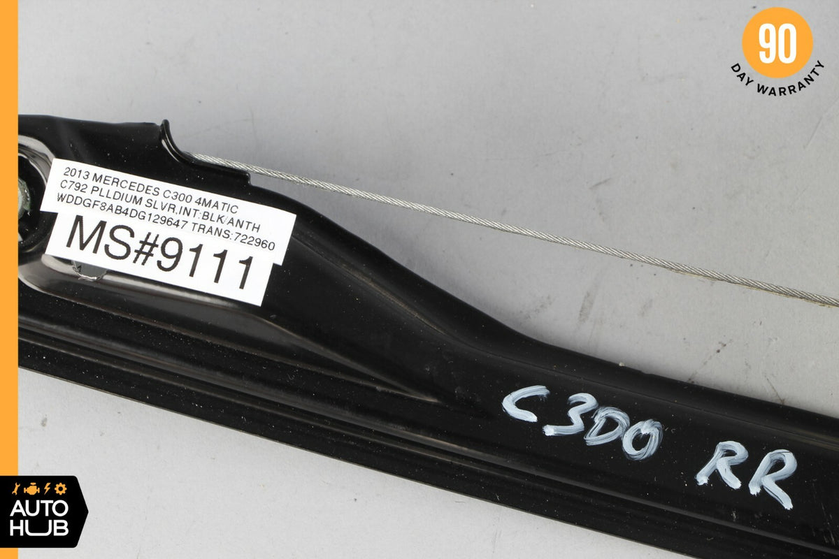 08-14 Mercedes W204 C300 C350 Rear Right Door Window Regulator Motor OEM - photo 12