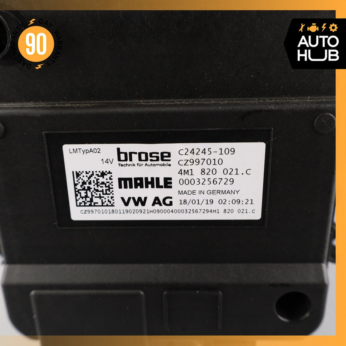 18-24 Audi B9 A5 S5 Front AC A/C Heater Blower Fan Motor OEM - photo 8