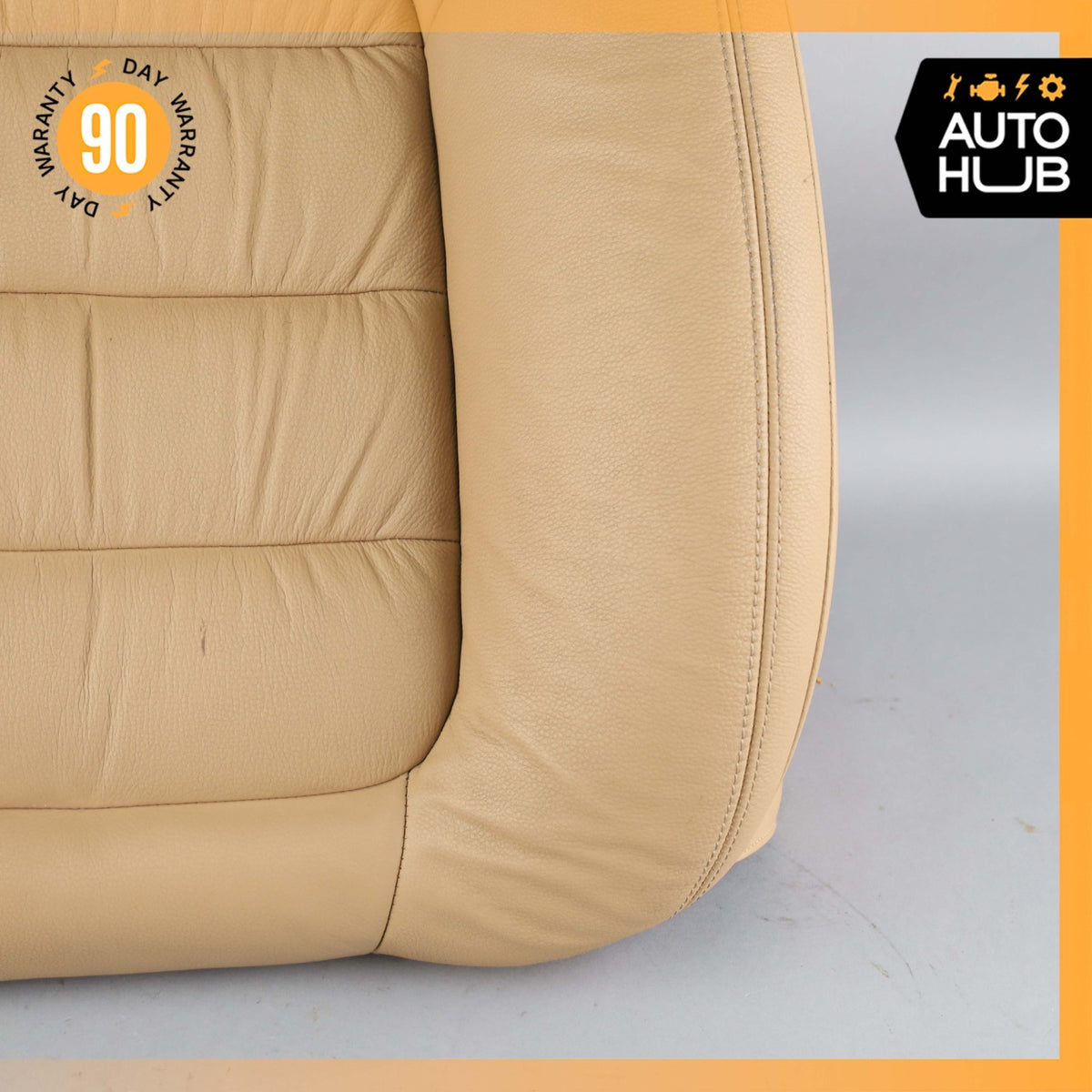 11-18 Porsche Cayenne 958 Front Right Side Seat Upper Cushion Beige OEM - photo 4