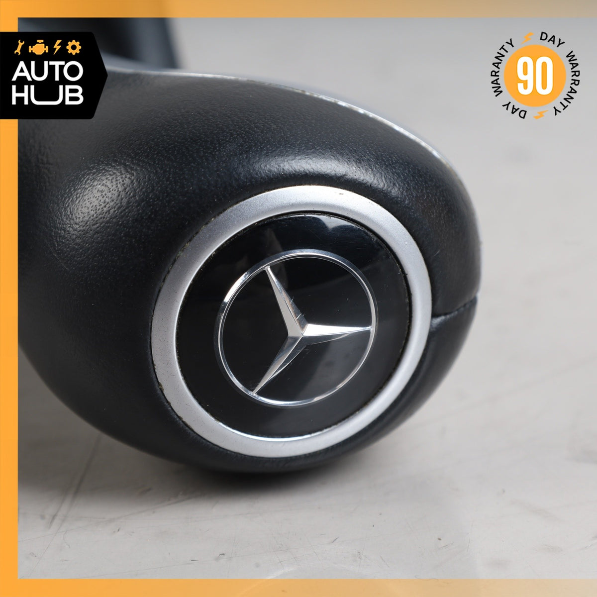 07-09 Mercedes W211 E350 E550 Gear Shift Shifter Knob Boot 2112675510 Black OEM - photo 2