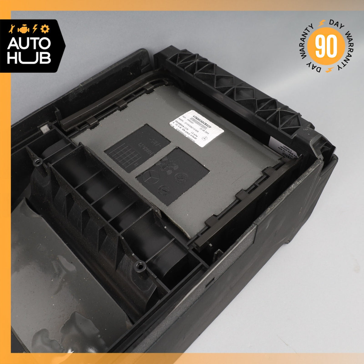 07-14 Mercedes W216 CL550 CL600 Rear Center Console Storage Compartment OEM - photo 13
