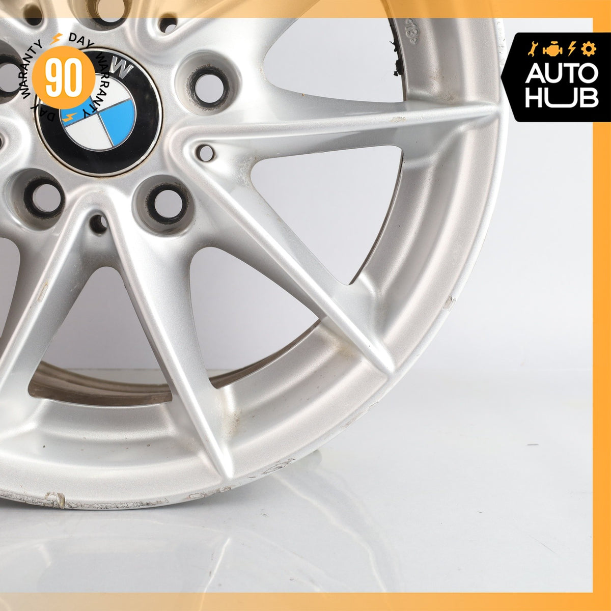 BMW E88 128i 135i 7 x 16 16" Style 360 Wheel Rim Silver 36116795207 OEM - photo 4