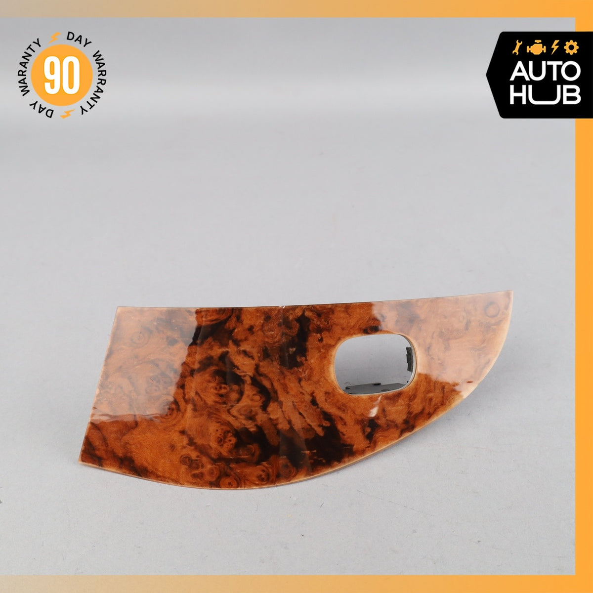 06-09 Mercedes W209 CLK550 CLK350 Right Side Window Switch Trim Wood OEM - photo 1