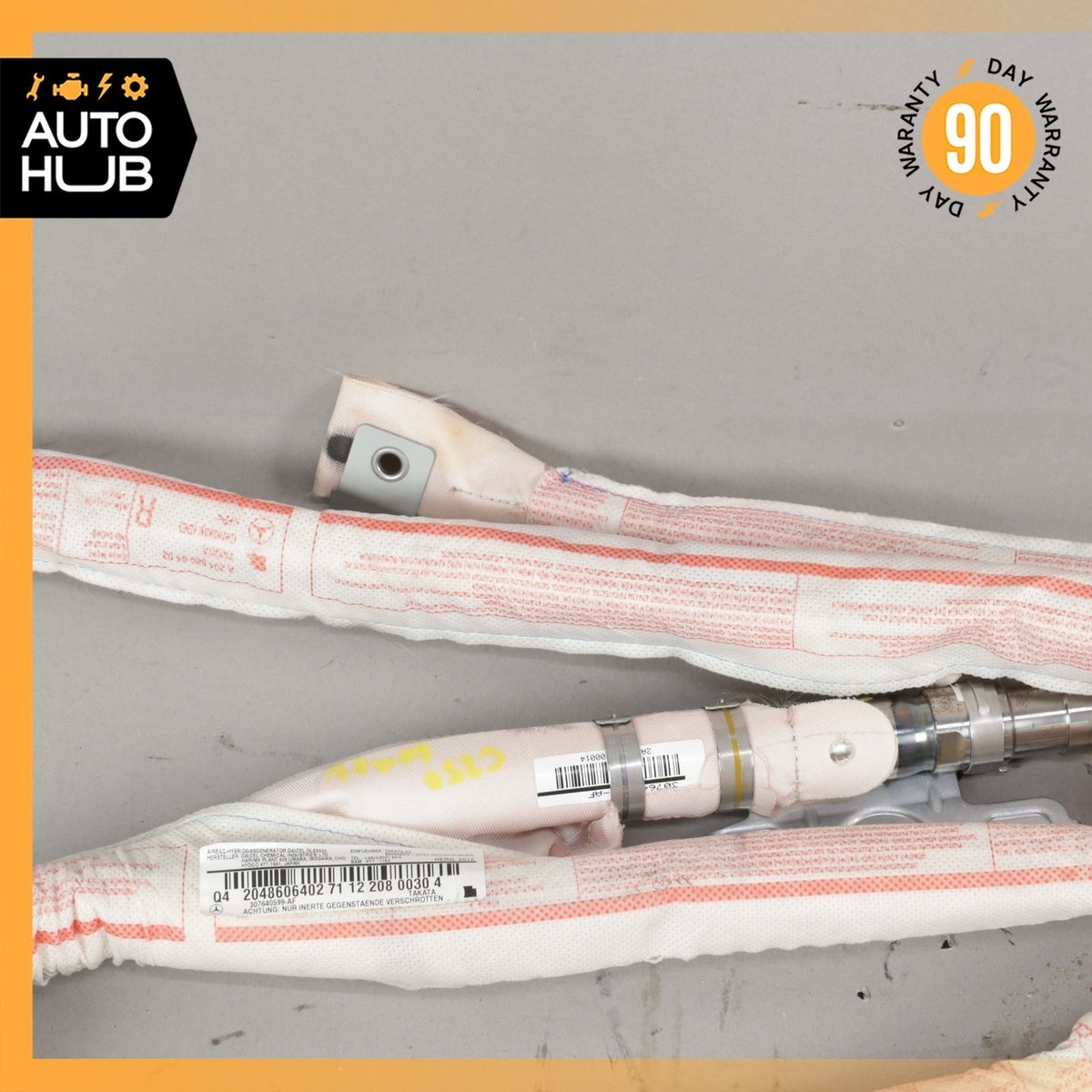 12-14 Mercedes W204 C250 C350 C63 Coupe Roof Curtain Air Bag Right Side OEM 45k - photo 3