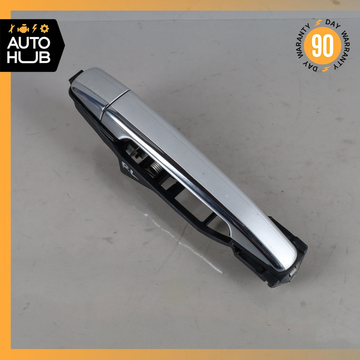 98-03 Mercedes W210 E430 E55 AMG Rear Left Driver Side Door Handle Silver OEM - photo 1
