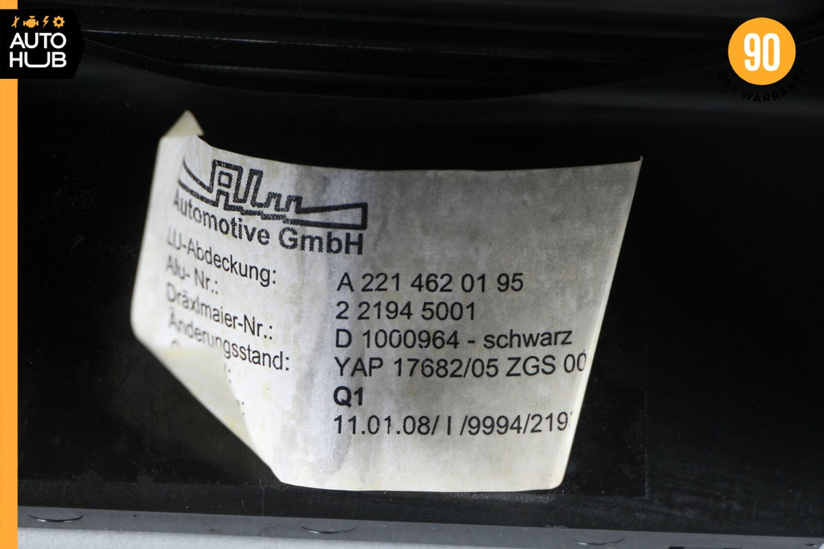 07-14 Mercedes W216 CL550 Steering Column Trim Shroud Cover Black 2214620195 OEM - photo 8