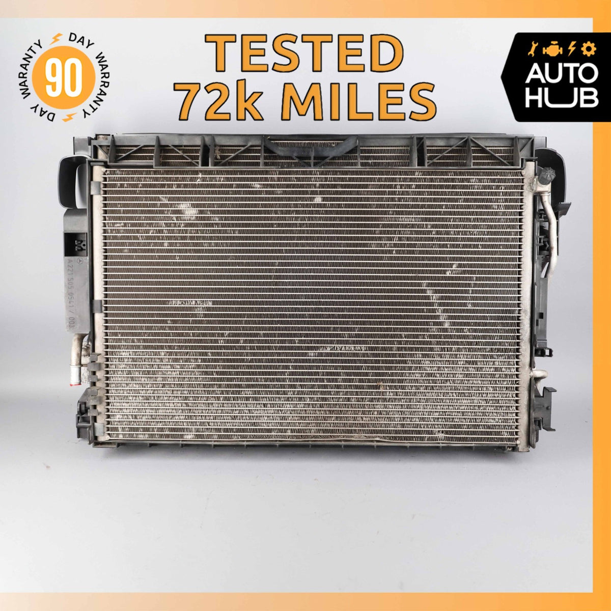 10-14 Mercedes W221 S550 CL600 Engine Cooling Gearbox Radiator A/C Condenser OEM - photo 1