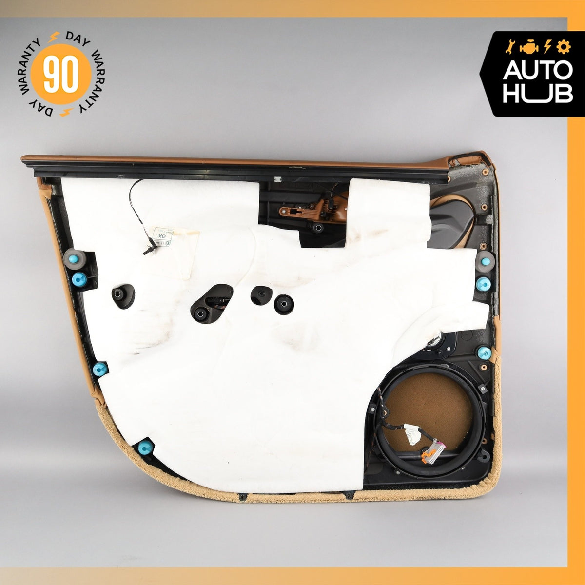 03-06 Porsche Cayenne 955 Front Right Side Interior Door Panel Leather Beige OEM - photo 12