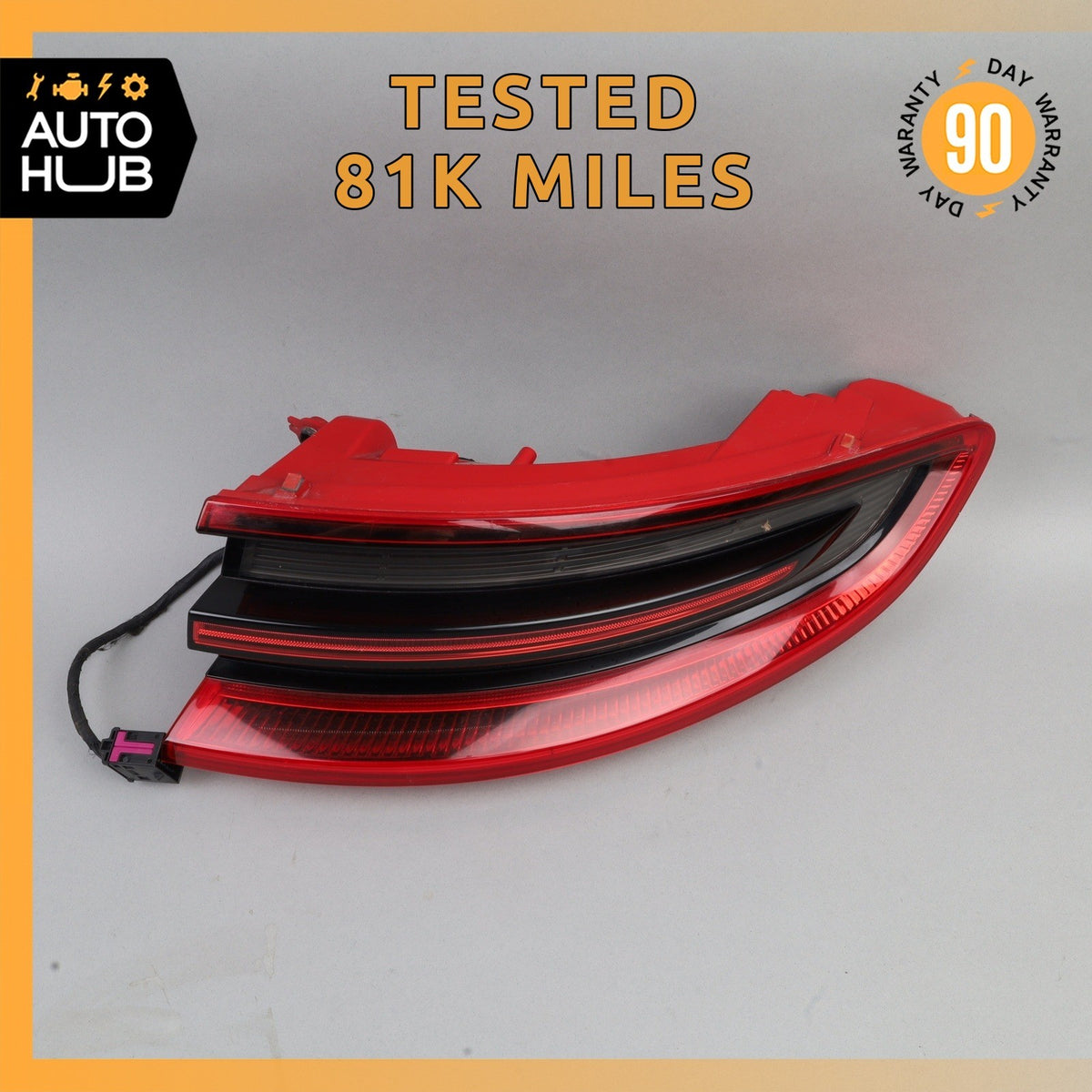 15-18 Porsche Maan 95B Right Side Outer Tail Light Lamp 95B945096E OEM 81k - photo 1