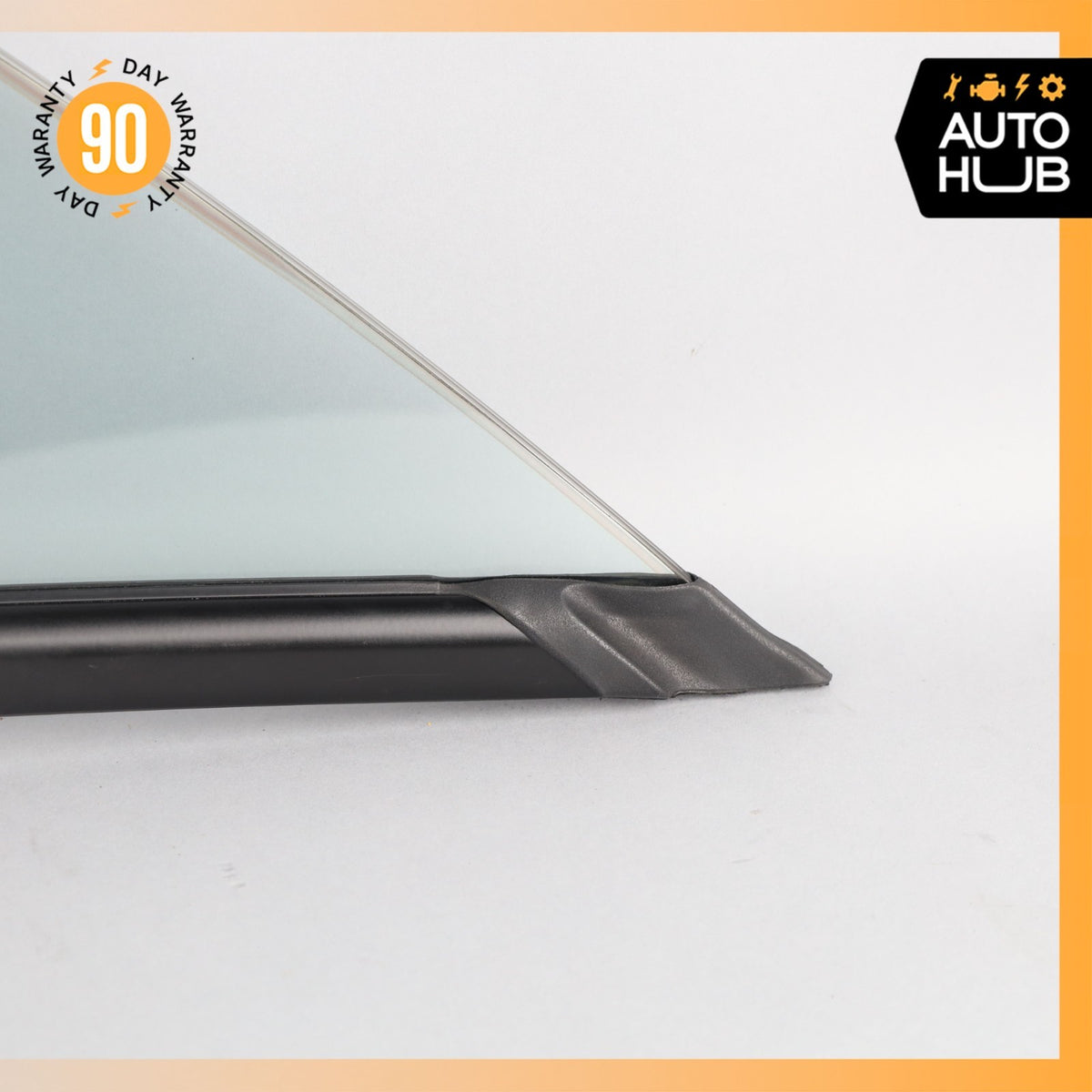 03-17 Bentley Continental GT Front Right Side Door Vent Window Glass OEM - photo 8