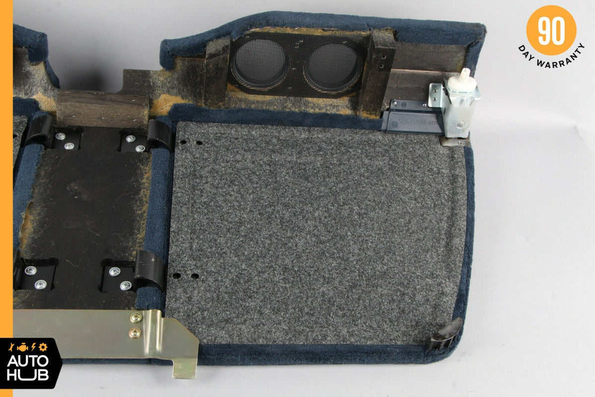 90-95 Mercedes R129 300SL SL320 Rear Carpet Storage Shelf Box Jump Seat Blue OEM - photo 9