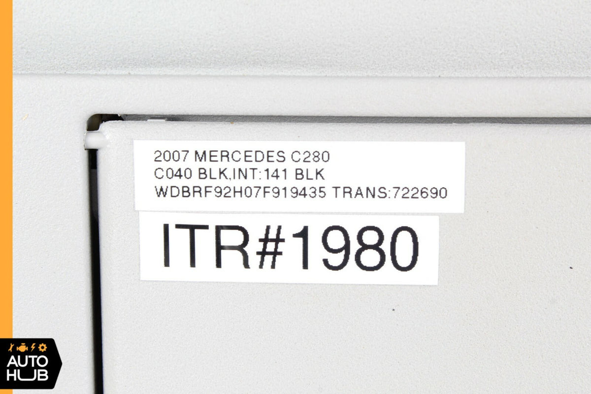 01-07 Mercedes W203 C320 C280 Sunvisor Sun Visor Left Driver Side Gray OEM - photo 11