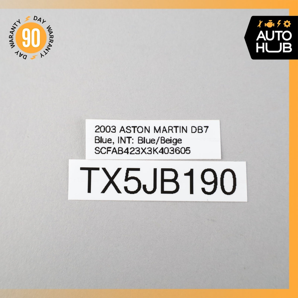 00-04 Aston Martin DB7 Vantage V12 Ionisation Misfire Detection Module OEM 38k - photo 10