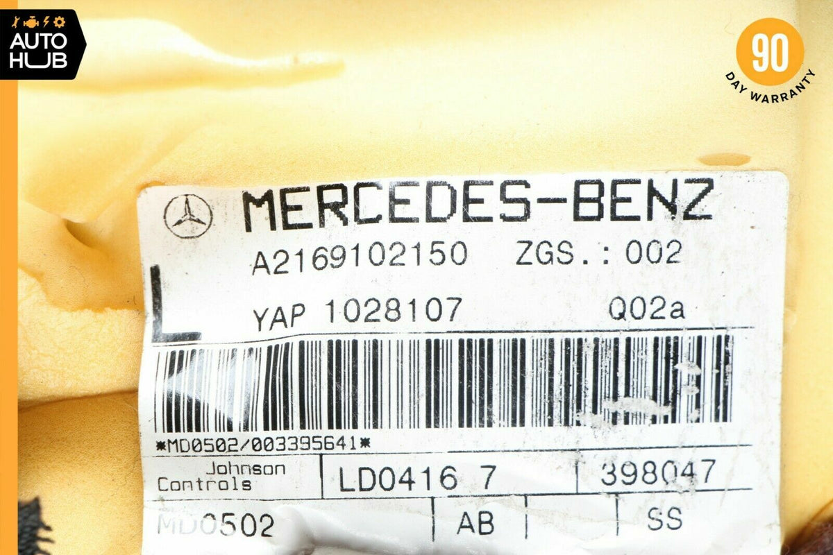 07-14 Mercedes W216 CL550 Front Left Side Bottom Lower Seat Cushion Black OEM - photo 11