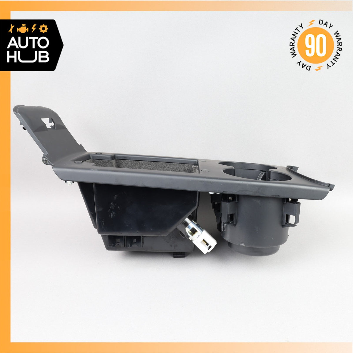 15-16 Porsche Macan 95B Center Console Cupholder Storage Compartment Black OEM - photo 11