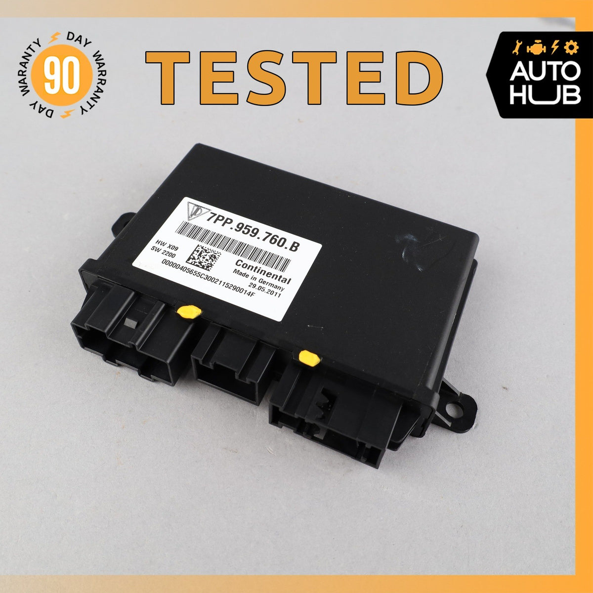 Porsche Cayenne 958 Front Left or Right Side Seat Control Module 7PP959760B OEM - photo 1