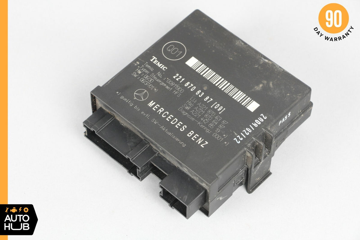07-09 Mercedes W216 CL65 S550 Trunk Release Remote Open Close Control Module OEM - photo 1