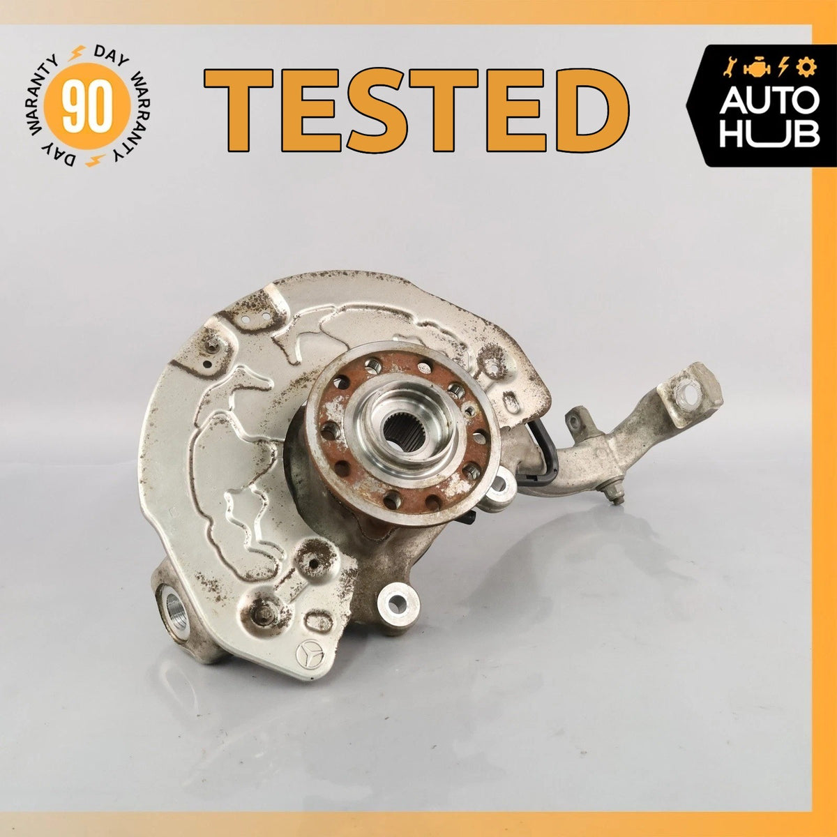 17-23 Mercedes W213 E300 E400 CLS450 Front Left Side Spindle Knuckle Hub OEM - photo 1
